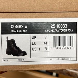 Dr Martens combs Ajax+extra tough poly